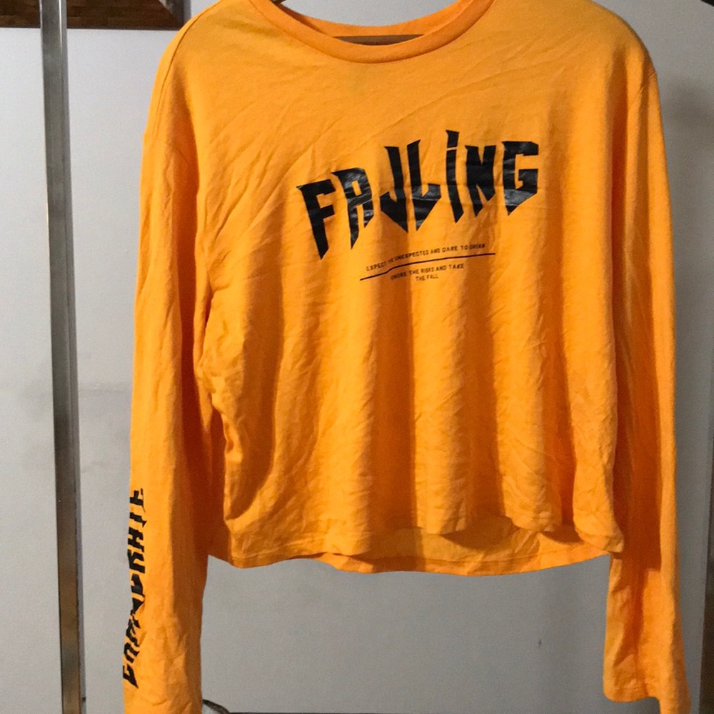 Crop orange top